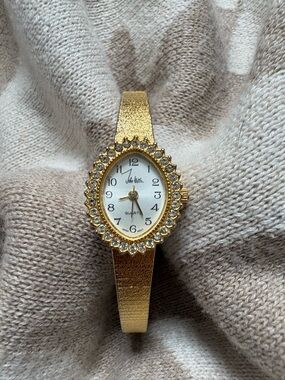 Gold Crystal Accent Women's Quartz Watch by John Weitz
